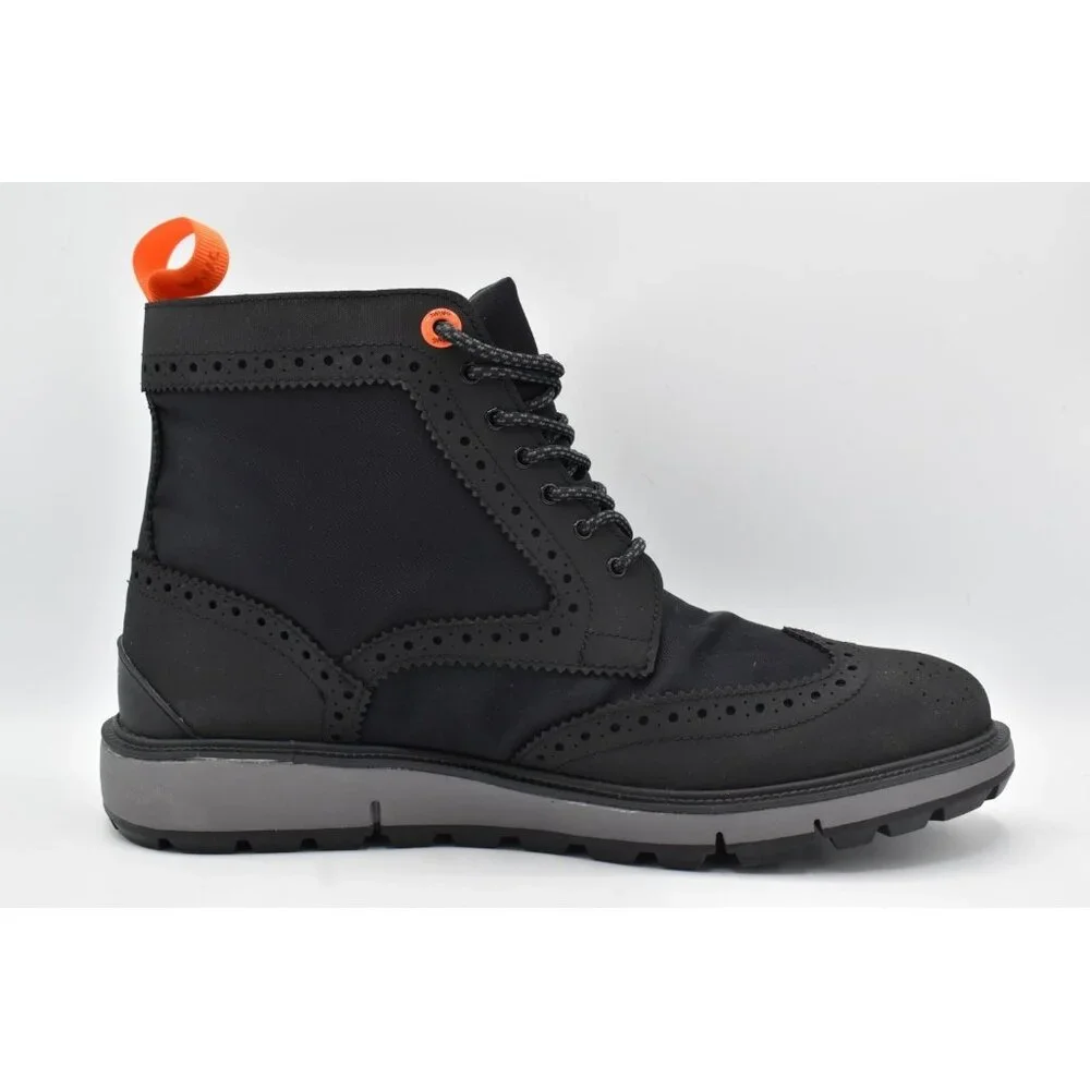 SWIMS‎ Mens Size 10 Charles Classic Black Gray Waterproof Boots Shoes